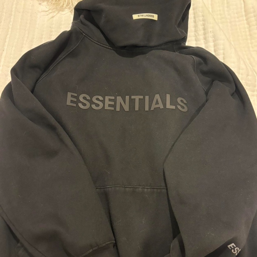 Essentials Black Hoodie